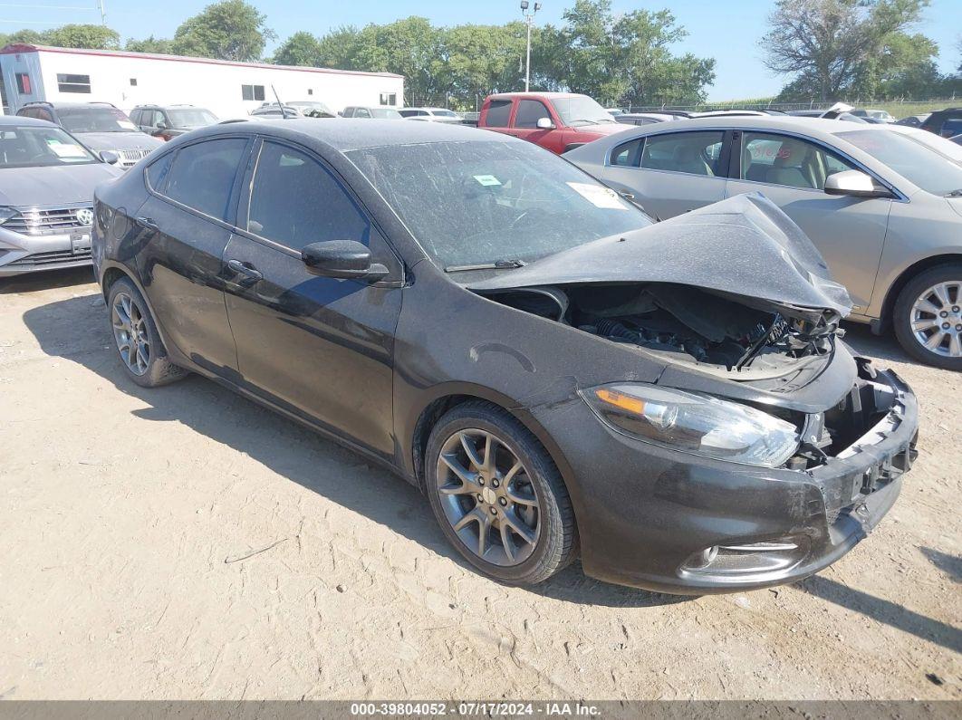 2014 DODGE DART SXT Black  Gasoline 1C3CDFBB2ED705020 photo #1