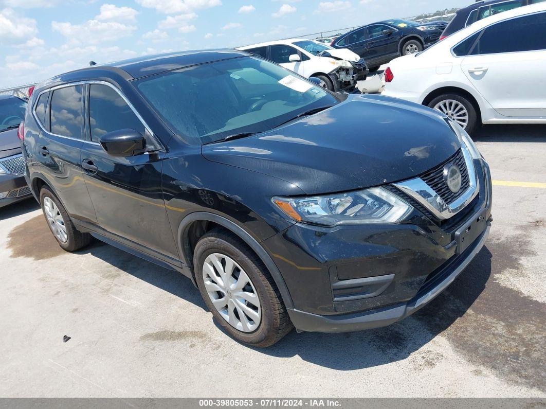 2018 NISSAN ROGUE S Black  Gasoline 5N1AT2MT6JC709667 photo #1