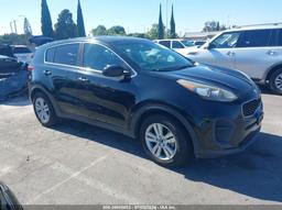 2018 KIA SPORTAGE LX Black  Gasoline KNDPM3AC0J7313300 photo #2