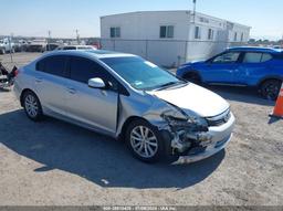 2012 HONDA CIVIC EX Silver  Gasoline 2HGFB2F8XCH585796 photo #2