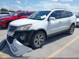 2017 CHEVROLET TRAVERSE 1LT White  Gasoline 1GNKRGKD6HJ133723 photo #3