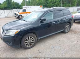 2015 NISSAN PATHFINDER S Black  Gasoline 5N1AR2MM0FC684831 photo #3