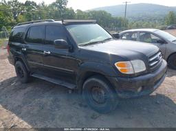 2003 TOYOTA SEQUOIA LIMITED V8 Black  Gasoline 5TDZT38A93S170372 photo #2