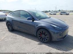 2022 TESLA MODEL Y PERFORMANCE DUAL MOTOR ALL-WHEEL DRIVE Gray  Electric 7SAYGDEF7NF440747 photo #2