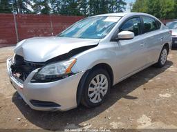 2014 NISSAN SENTRA FE+ S/FE+ SV/S/SL/SR/SV Silver  Gasoline 3N1AB7AP0EY237252 photo #3