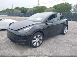 2024 TESLA MODEL Y LONG RANGE DUAL MOTOR ALL-WHEEL DRIVE Black  Electric 7SAYGDEE8RF987863 photo #3