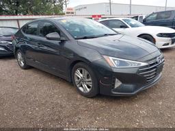 2020 HYUNDAI ELANTRA SEL Black  Gasoline 5NPD84LF4LH587599 photo #2