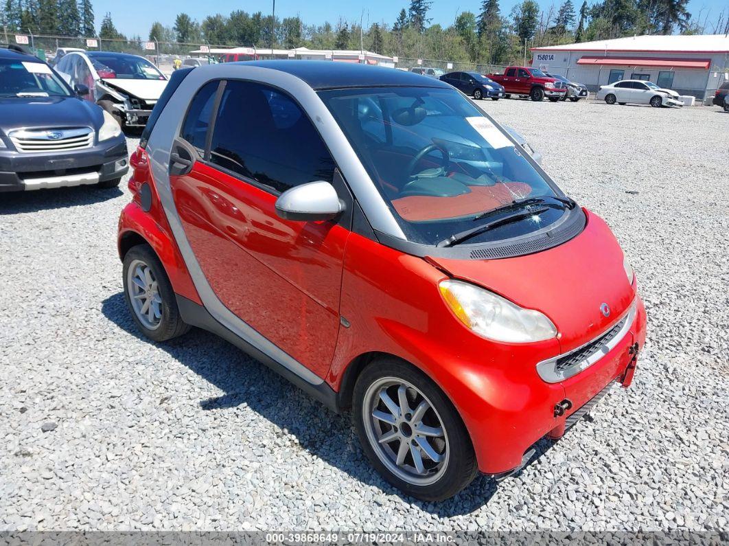 2008 SMART FORTWO PASSION/PURE Orange  Gasoline WMEEJ31X68K117633 photo #1