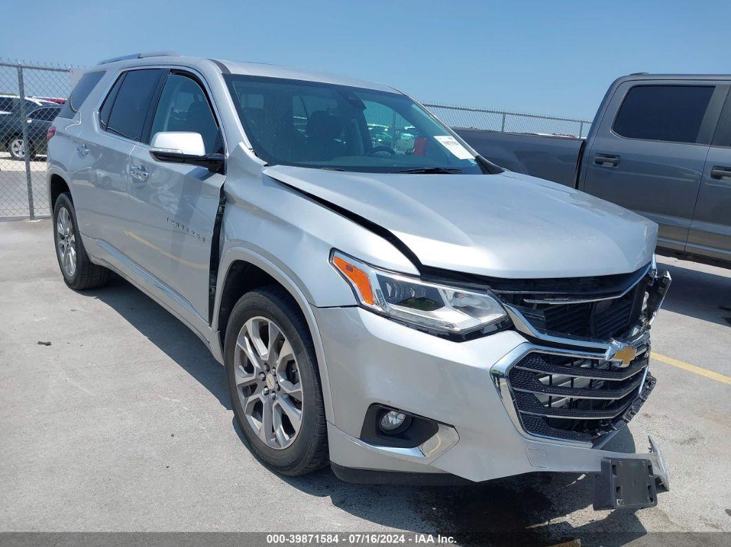 2019 CHEVROLET TRAVERSE PREMIER Silver  Gasoline 1GNERKKW2KJ110965 photo #1