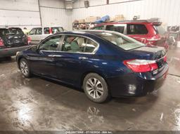 2013 HONDA ACCORD LX Blue  Gasoline 1HGCR2F31DA168747 photo #4