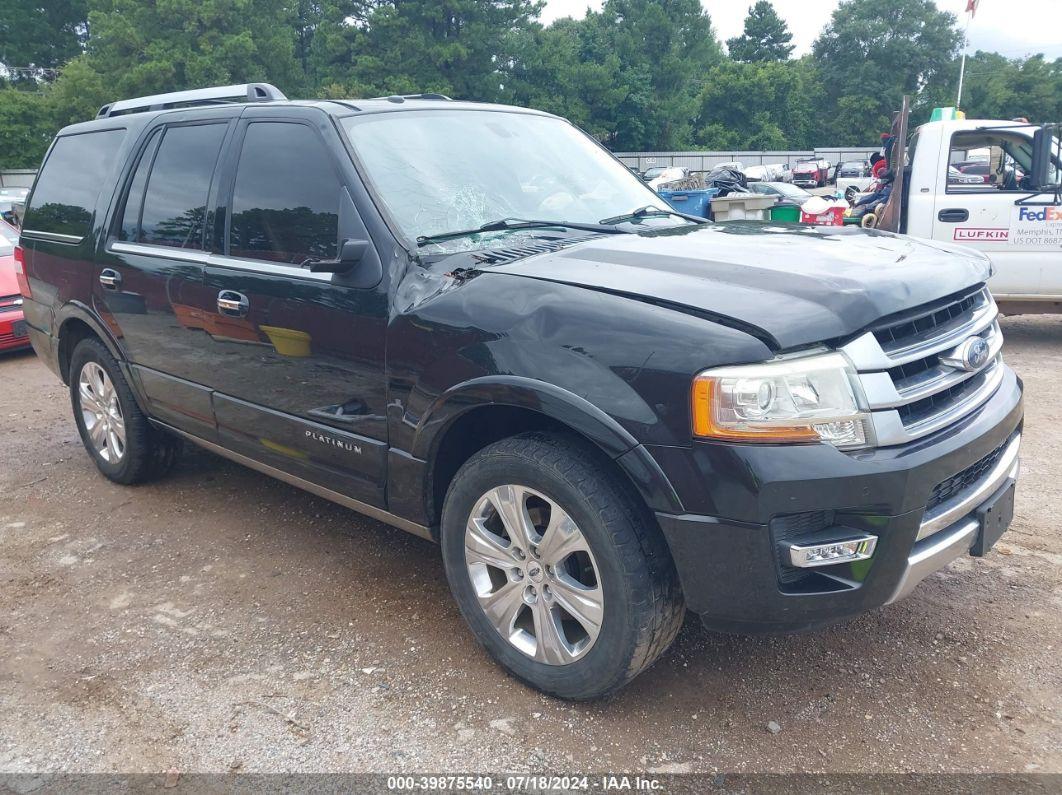 2015 FORD EXPEDITION PLATINUM Black  Gasoline 1FMJU1LT9FEF14182 photo #1