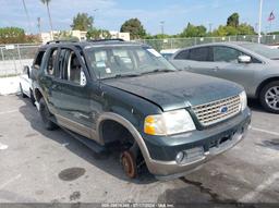 2002 FORD EXPLORER EDDIE BAUER Green  Gasoline 1FMDU74E02ZC38221 photo #2