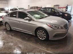 2017 HYUNDAI SONATA LIMITED Silver  Gasoline 5NPE34AF1HH553150 photo #2