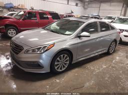 2017 HYUNDAI SONATA LIMITED Silver  Gasoline 5NPE34AF1HH553150 photo #3