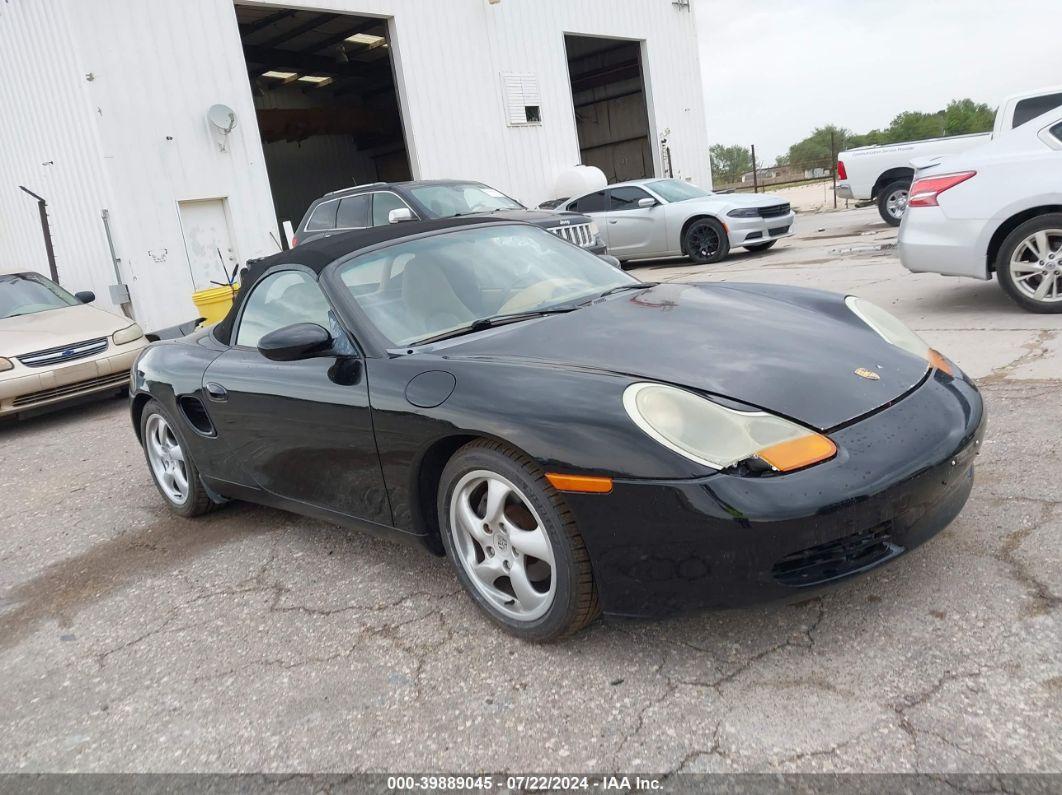 1999 PORSCHE BOXSTER Black  Gasoline WP0CA2989XS620374 photo #1