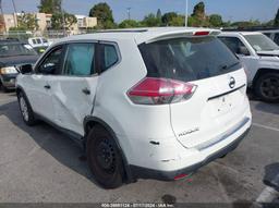 2016 NISSAN ROGUE S White  Gasoline 5N1AT2MT8GC893552 photo #4