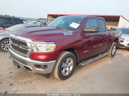 2023 RAM 1500 BIG HORN QUAD CAB 4X4 6'4 BOX Burgundy  Gasoline 1C6SRFBTXPN570603 photo #3