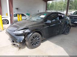 2023 TESLA MODEL Y AWD/LONG RANGE DUAL MOTOR ALL-WHEEL DRIVE Black  Electric 7SAYGDEE9PF880205 photo #3