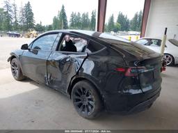 2023 TESLA MODEL Y AWD/LONG RANGE DUAL MOTOR ALL-WHEEL DRIVE Black  Electric 7SAYGDEE9PF880205 photo #4