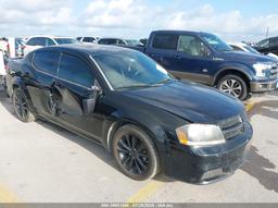 2014 DODGE AVENGER SE Black  Flexible Fuel 1C3CDZAG9EN104650 photo #2