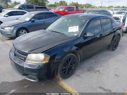 2014 DODGE AVENGER SE Black  Flexible Fuel 1C3CDZAG9EN104650 photo #3