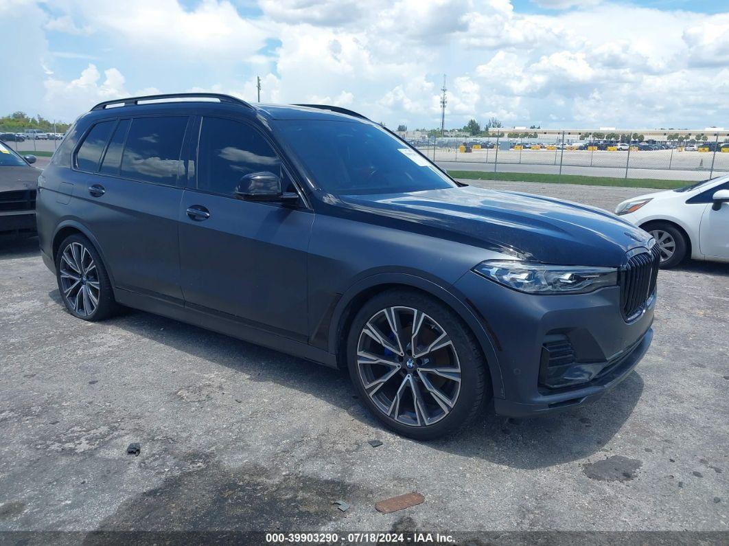 2021 BMW X7 XDRIVE40I Black  Gasoline 5UXCW2C04M9E64656 photo #1