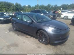 2023 TESLA MODEL 3 PERFORMANCE DUAL MOTOR ALL-WHEEL DRIVE Gray  Electric 5YJ3E1EC7PF712606 photo #2