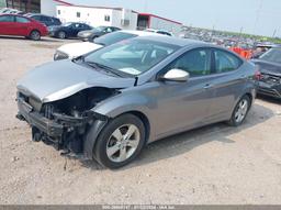 2013 HYUNDAI ELANTRA GLS Silver  Gasoline KMHDH4AE9DU900370 photo #3