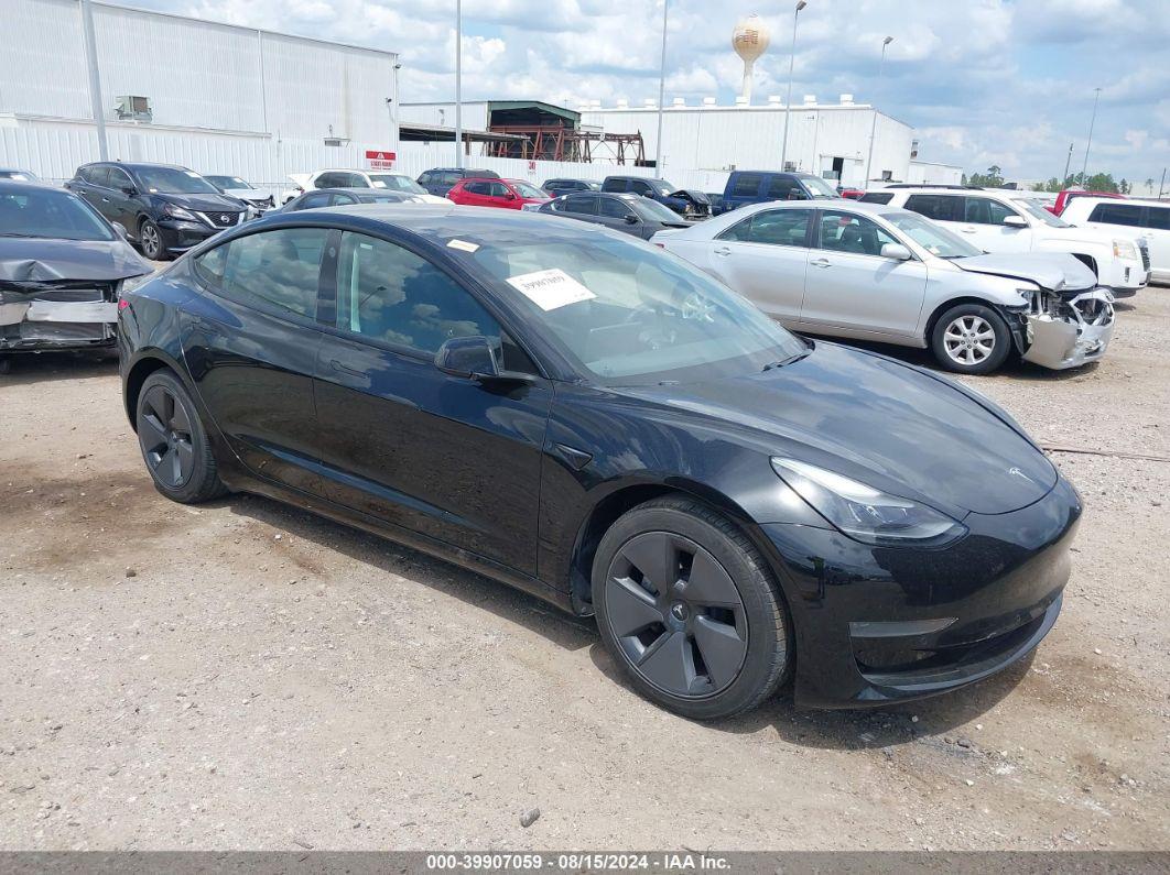 2021 TESLA MODEL 3 STANDARD RANGE PLUS REAR-WHEEL DRIVE Black  Electric 5YJ3E1EA8MF919614 photo #1