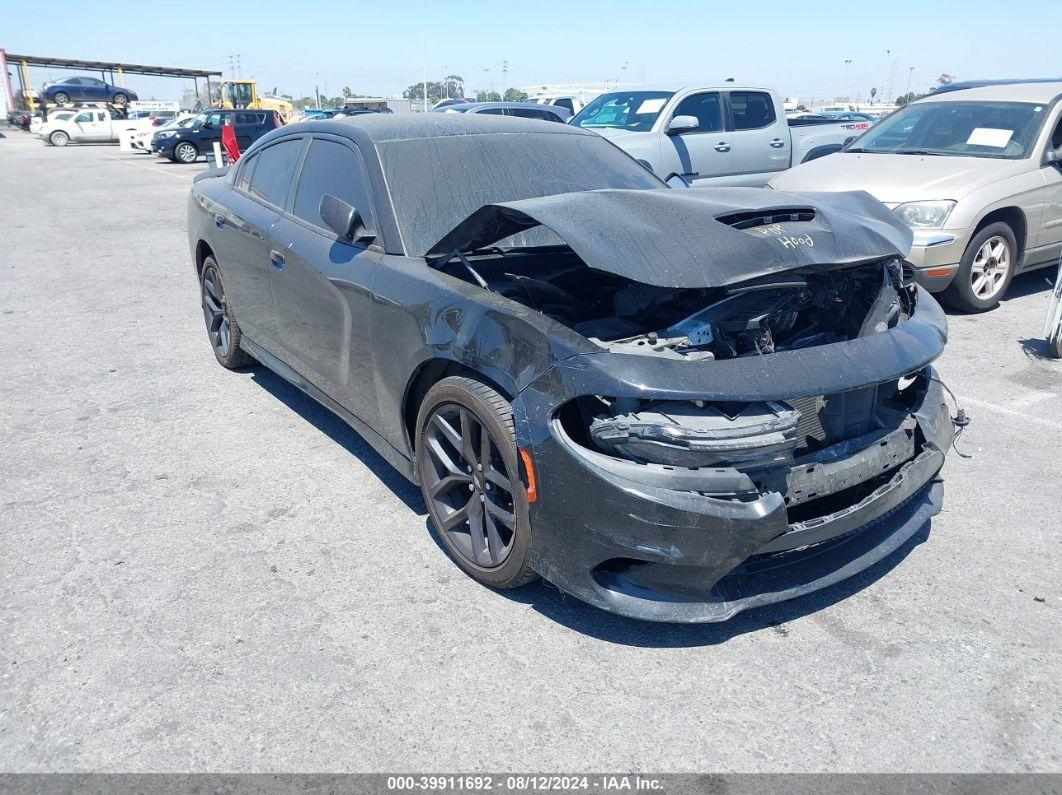 2019 DODGE CHARGER GT RWD Black  Flexible Fuel 2C3CDXHG3KH713876 photo #1