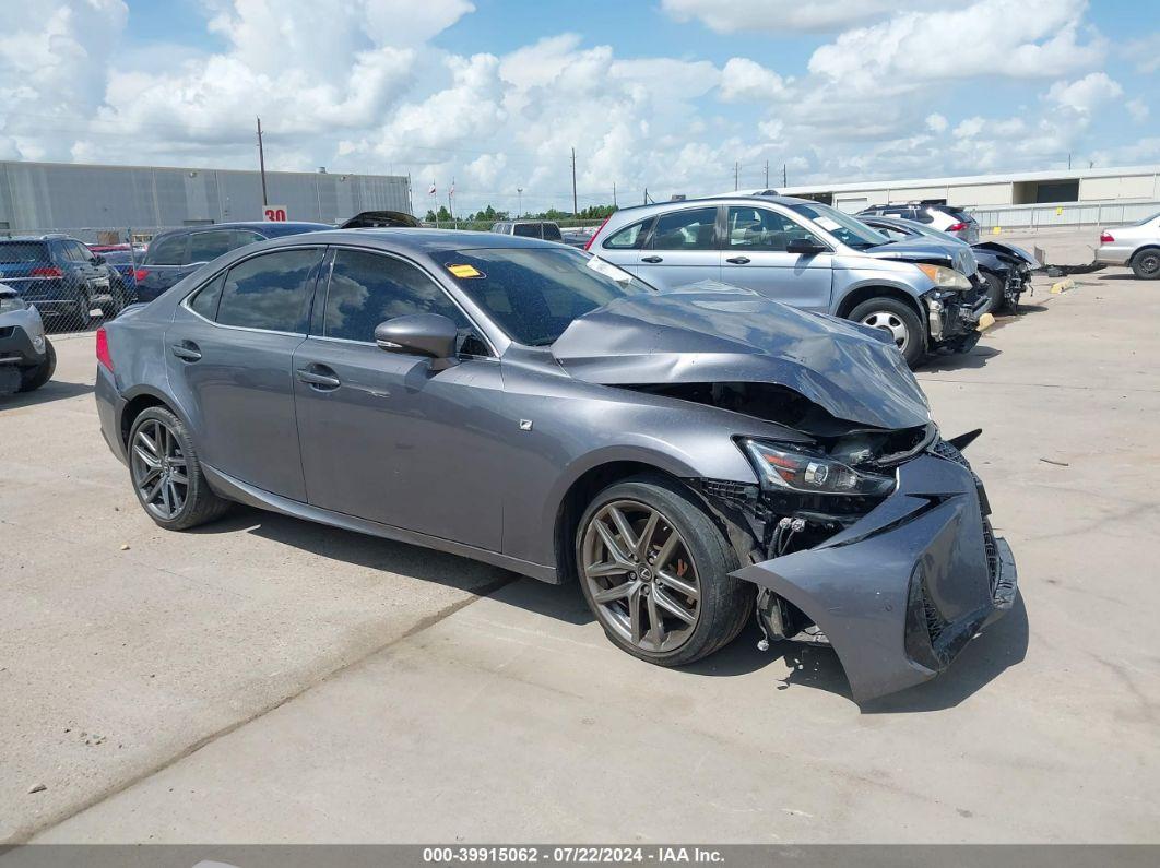 2019 LEXUS IS 300 Gray  Gasoline JTHBA1D23K5097478 photo #1