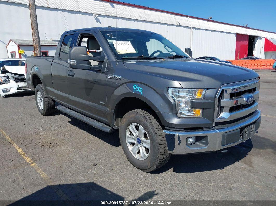 2016 FORD F-150 XLT Gray  Gasoline 1FTFX1EG1GKE84437 photo #1