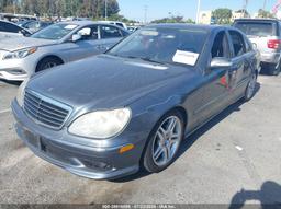 2006 MERCEDES-BENZ S 500 Gray  Gasoline WDBNG75J86A467938 photo #3