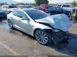 2018 TESLA MODEL S 100D/75D/P100D Gray  Electric 5YJSA1E24JF256795 photo #2