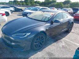 2021 TESLA MODEL S LONG RANGE DUAL MOTOR ALL-WHEEL DRIVE Gray  Electric 5YJSA1E51MF430059 photo #3