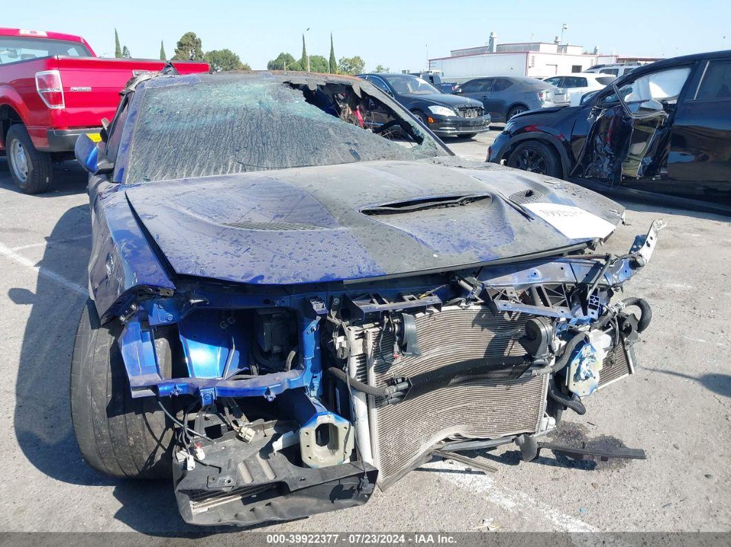 2019 DODGE CHARGER SRT HELLCAT RWD Blue  Gasoline 2C3CDXL93KH647189 photo #1