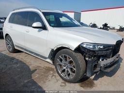 2020 BMW X7 XDRIVE40I White  Gasoline 5UXCW2C01L9B56200 photo #2