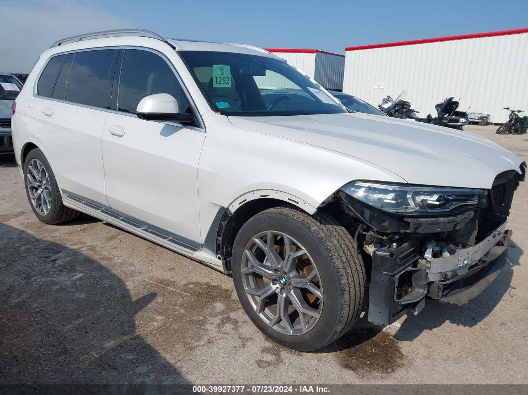 2020 BMW X7 XDRIVE40I White  Gasoline 5UXCW2C01L9B56200 photo #1