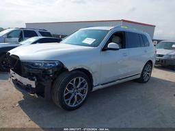 2020 BMW X7 XDRIVE40I White  Gasoline 5UXCW2C01L9B56200 photo #3