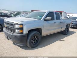 2015 CHEVROLET SILVERADO 1500 WT Silver  Gasoline 1GCVKPEH5FZ247901 photo #3