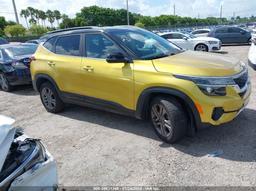 2021 KIA SELTOS S Yellow  Gasoline KNDEU2AA6M7141648 photo #2