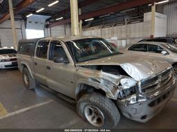 2002 DODGE DAKOTA SLT Gray  Gasoline 1B7HG48X82S652704 photo #2