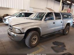 2002 DODGE DAKOTA SLT Gray  Gasoline 1B7HG48X82S652704 photo #3