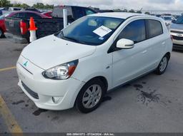 2015 MITSUBISHI MIRAGE ES/RF White  Gasoline ML32A4HJ6FH004979 photo #3