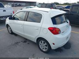 2015 MITSUBISHI MIRAGE ES/RF White  Gasoline ML32A4HJ6FH004979 photo #4