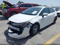 2021 TOYOTA COROLLA LE White  Gasoline 5YFEPMAE8MP246163 photo #3