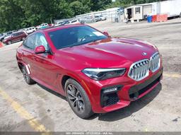 2021 BMW X6 XDRIVE40I Red  Gasoline 5UXCY6C09M9E79297 photo #2