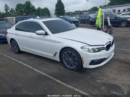 2018 BMW 540I XDRIVE White  Gasoline WBAJE7C5XJG891054 photo #2