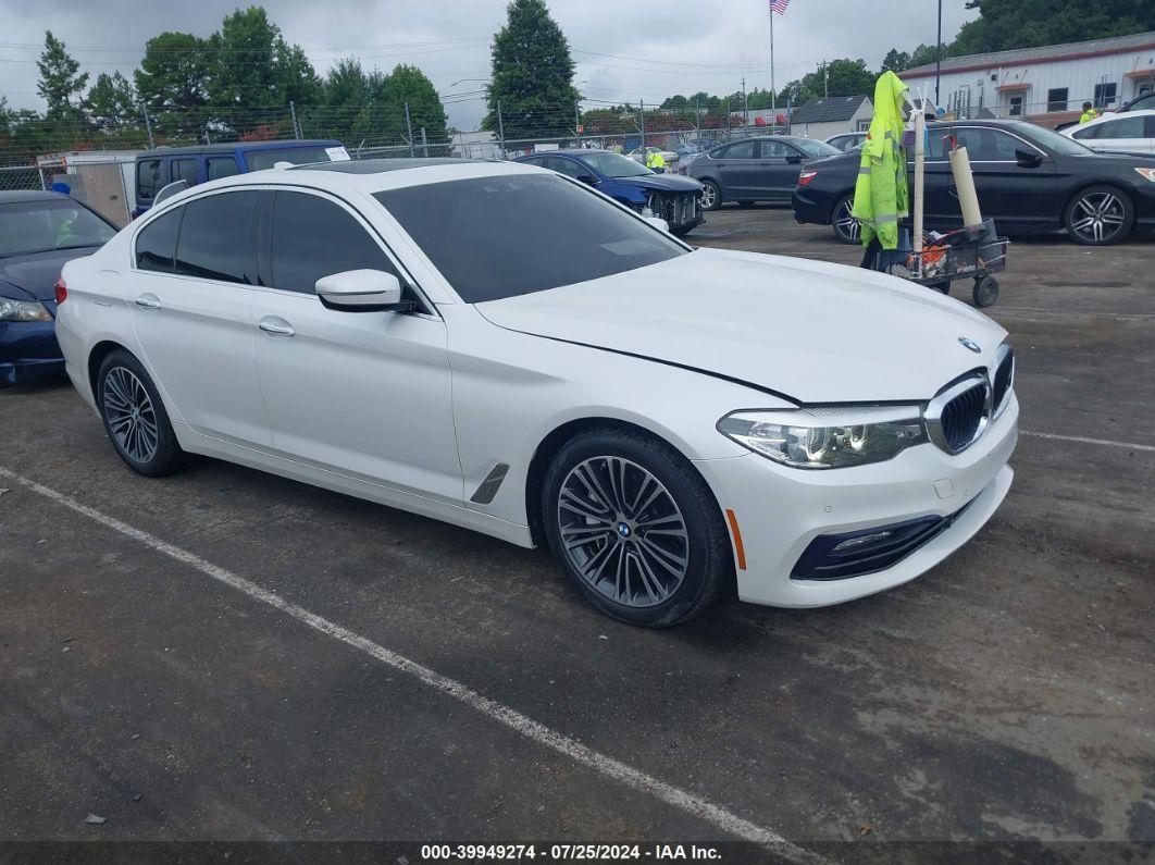 2018 BMW 540I XDRIVE White  Gasoline WBAJE7C5XJG891054 photo #1