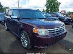 2011 FORD FLEX LIMITED Burgundy  Gasoline 2FMHK6DTXBBD04602 photo #2